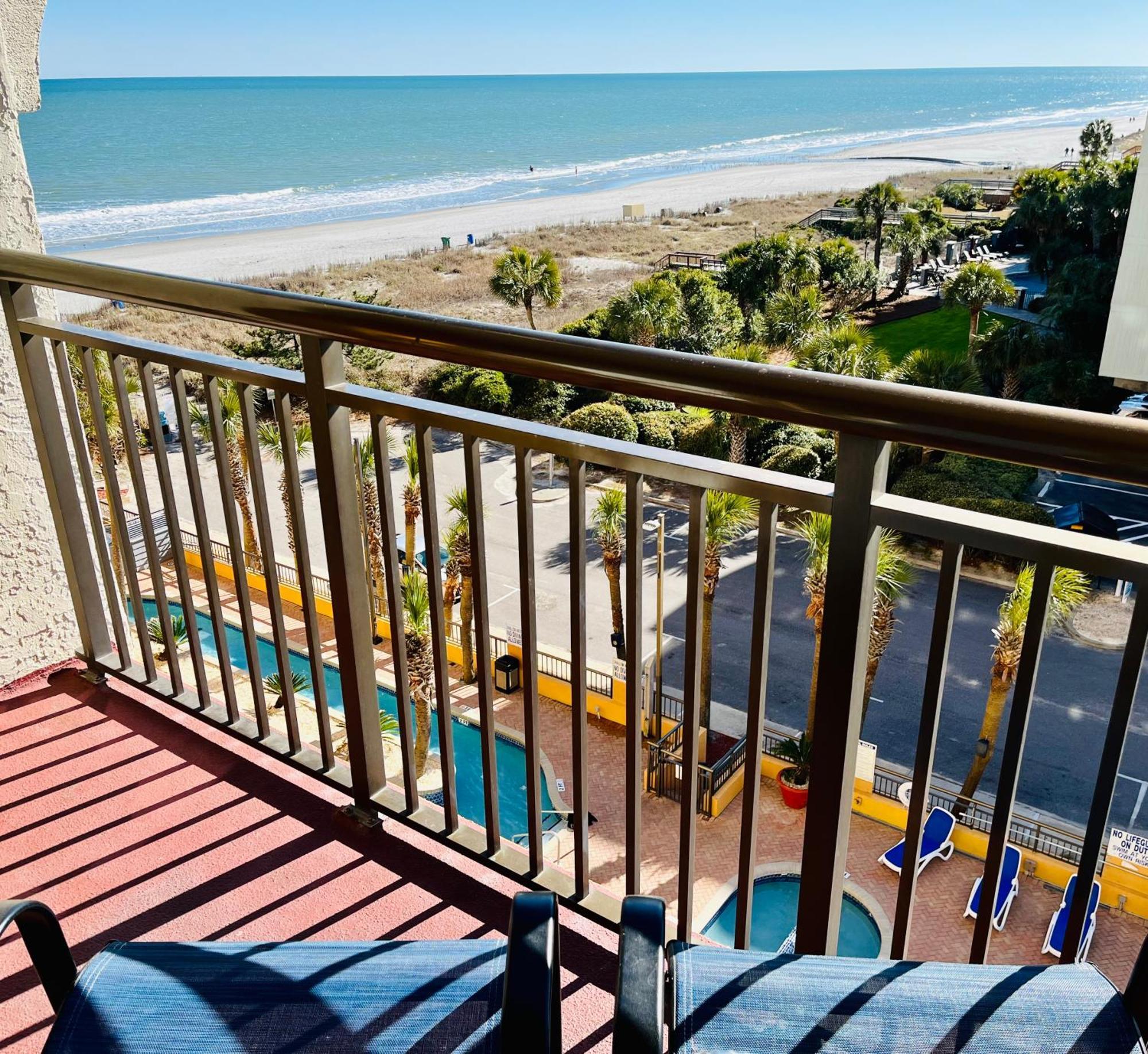 Azure Bliss Oceanfront Condo Sleeps 6 Myrtle Beach Eksteriør bilde